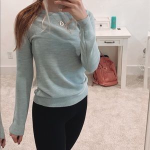 light blue lululemon sweater